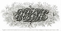 1866-Jules Girault Calligraphy