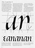 First Steps Calligraphy Book -  "a" and "n" Lesson