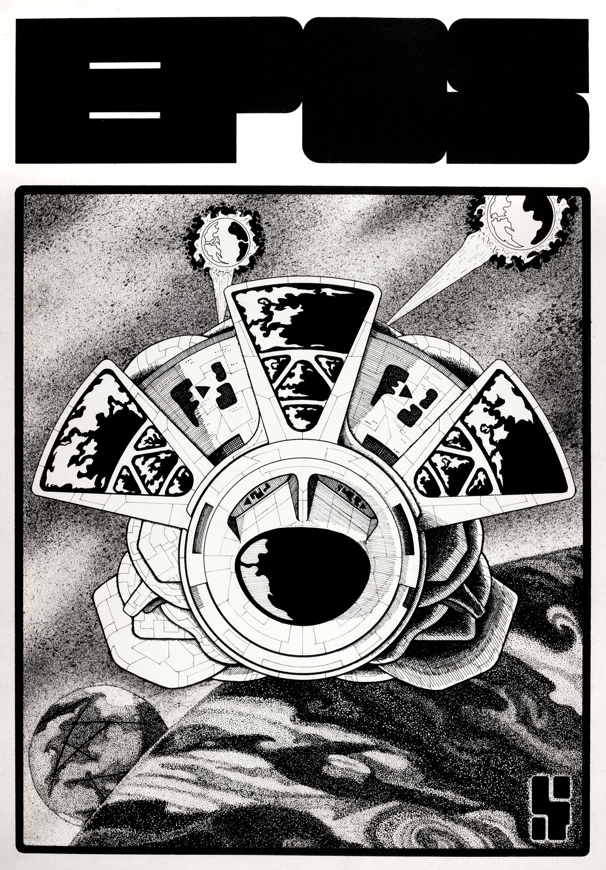 Alien Voice Magazine - "The Dragon; Stop 2" - Illustration