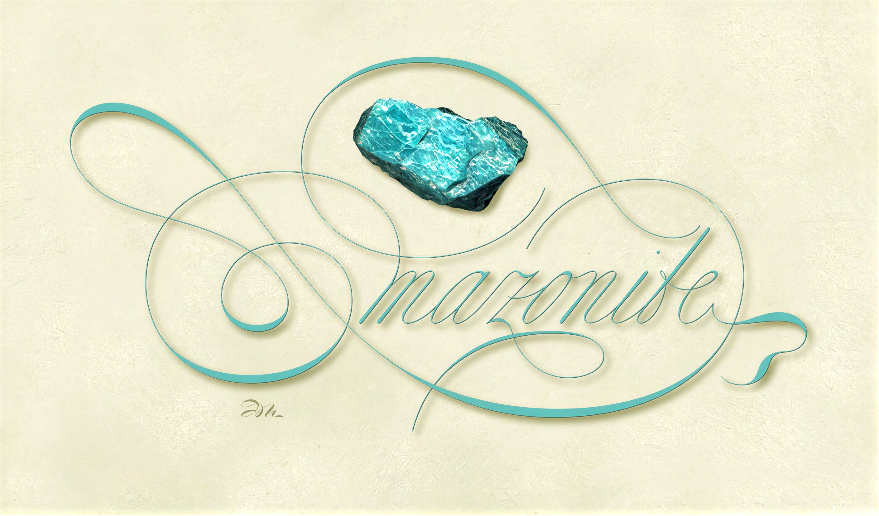 Minerals - Amazonite - English Italian Hand