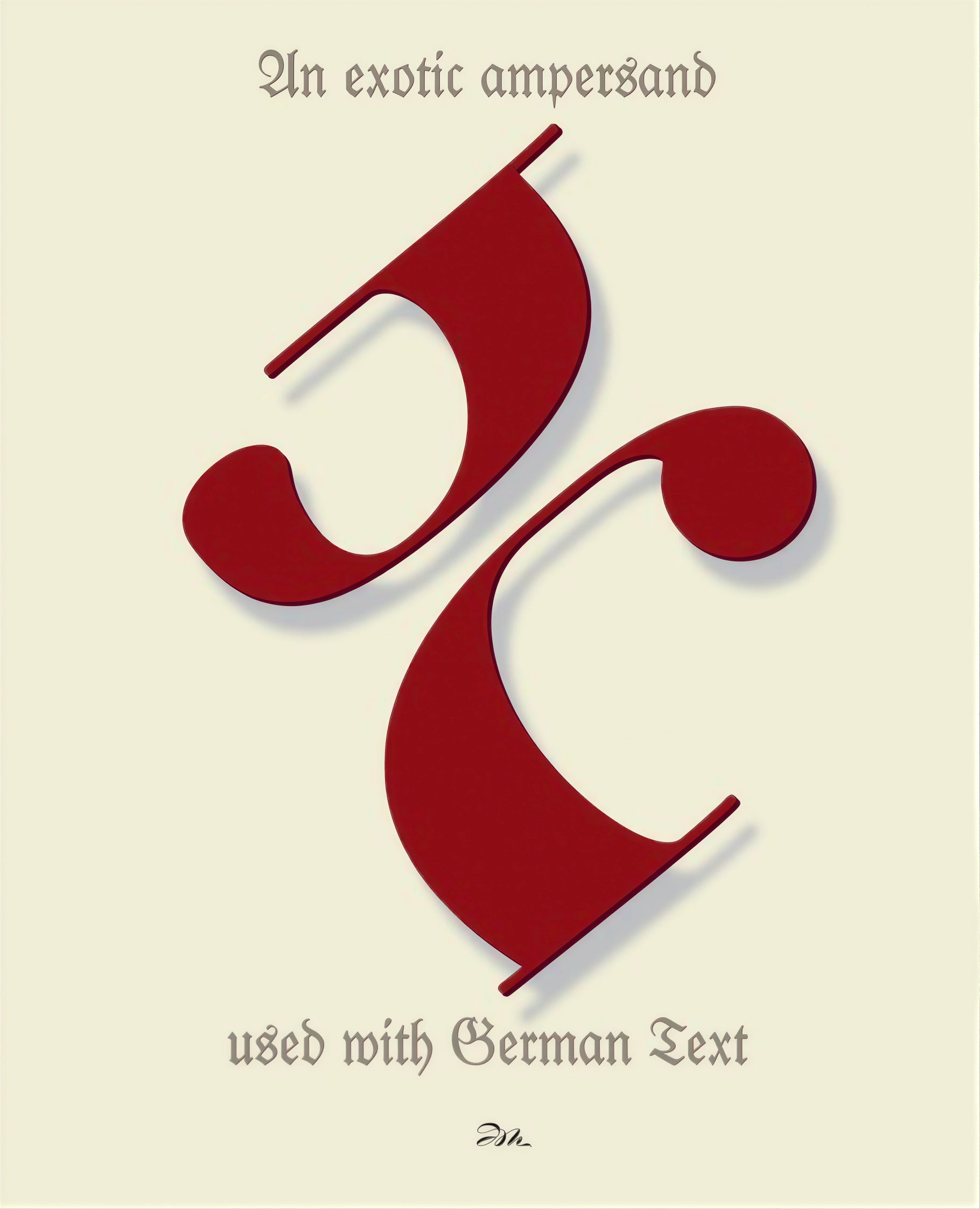 Ampersand - Fraktur Influenced