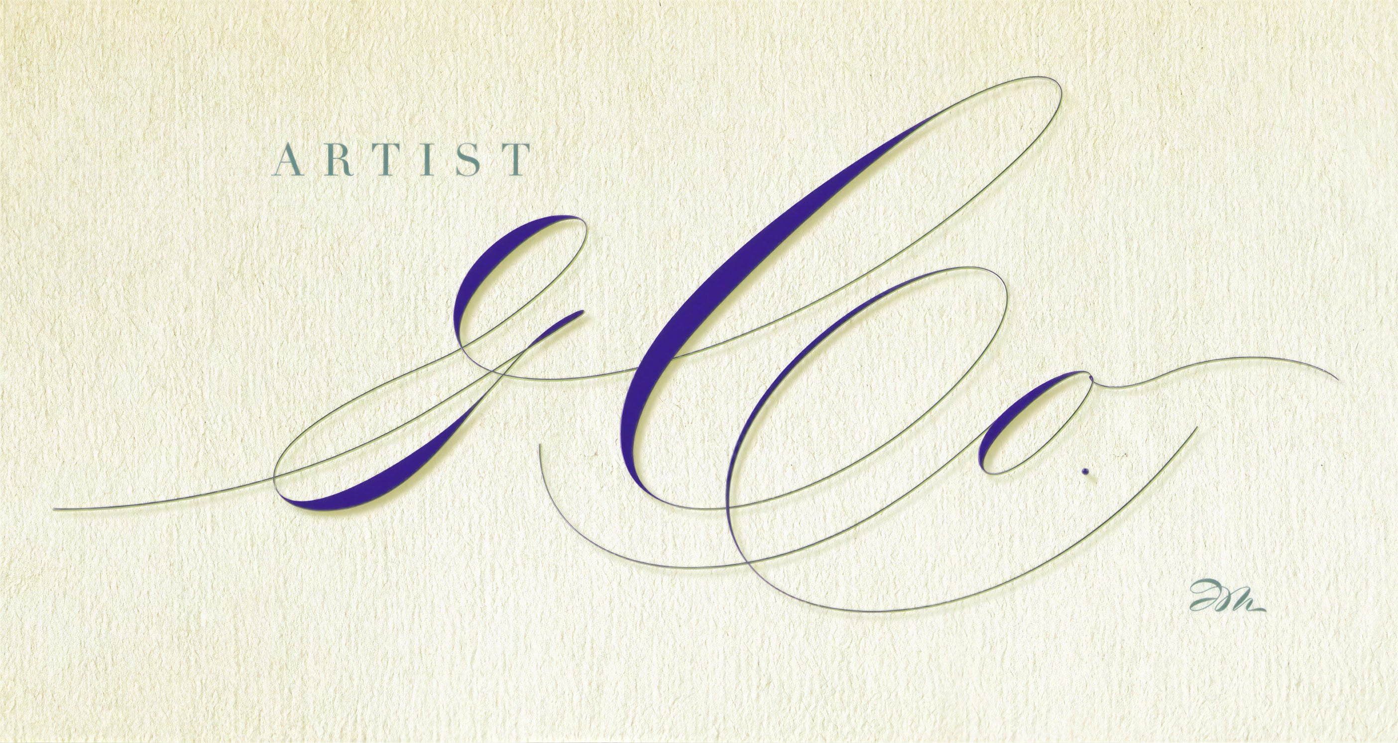 Ampersand - "& Co." - American Running Hand