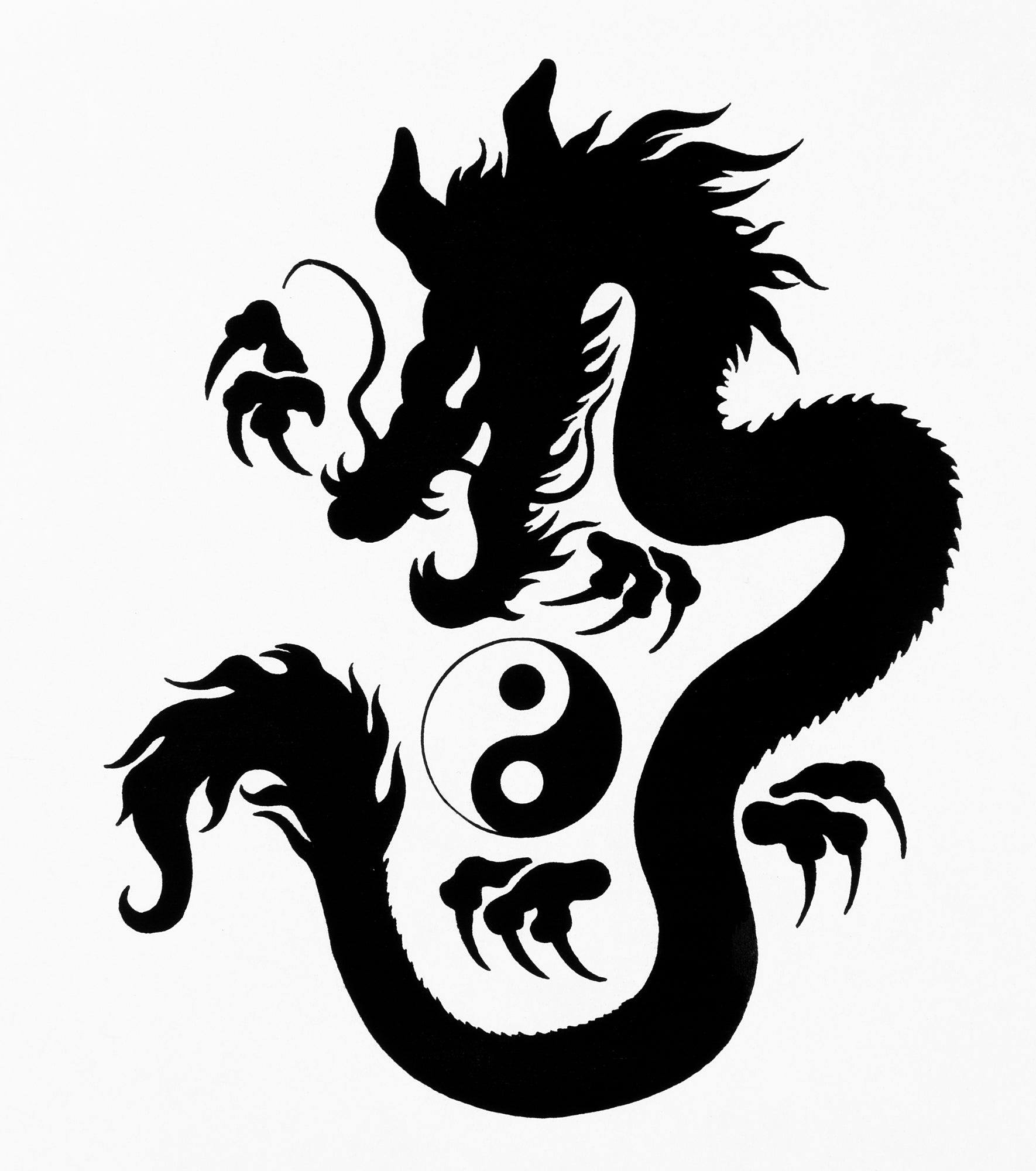 Aquarius Book Store - Dragon Logo