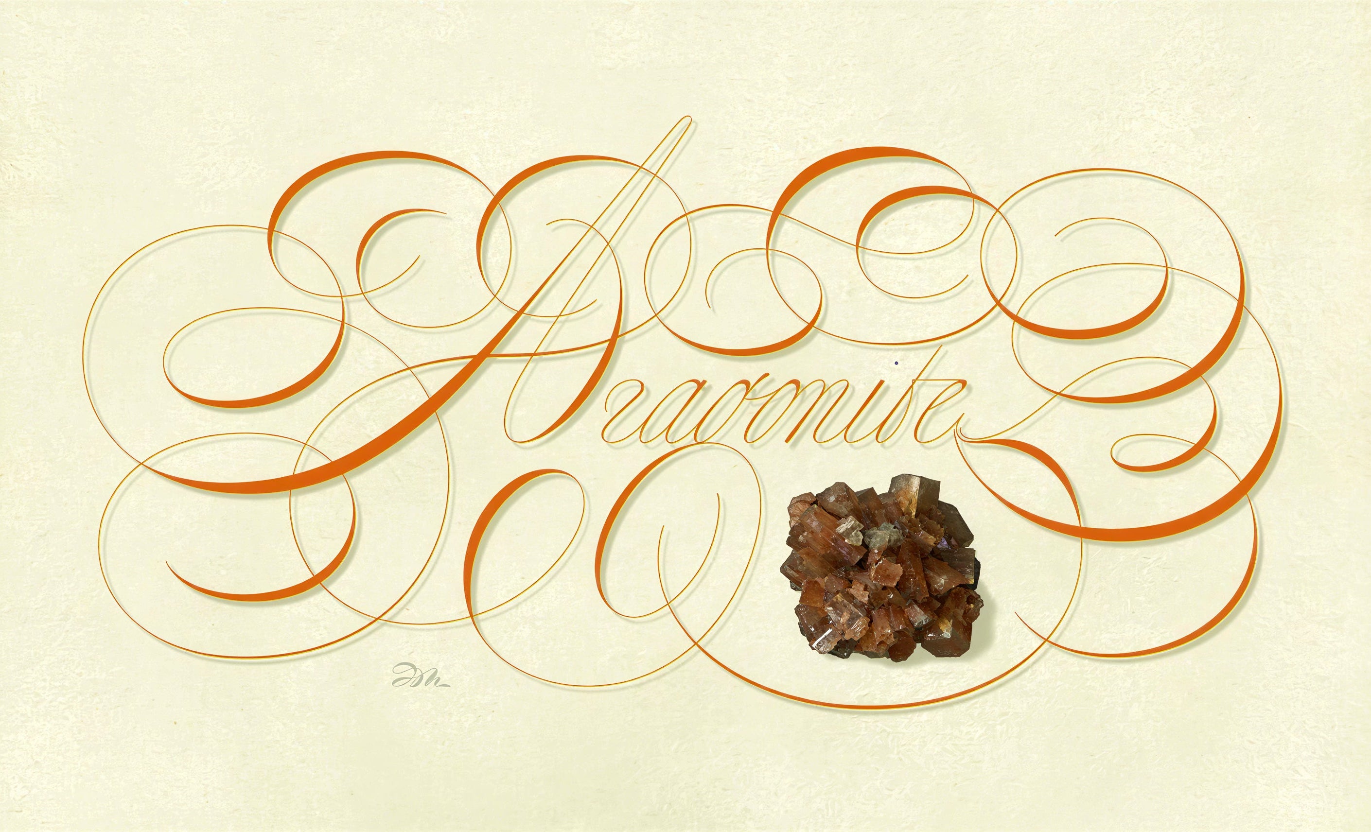 Minerals - Aragonite - English Italian Hand