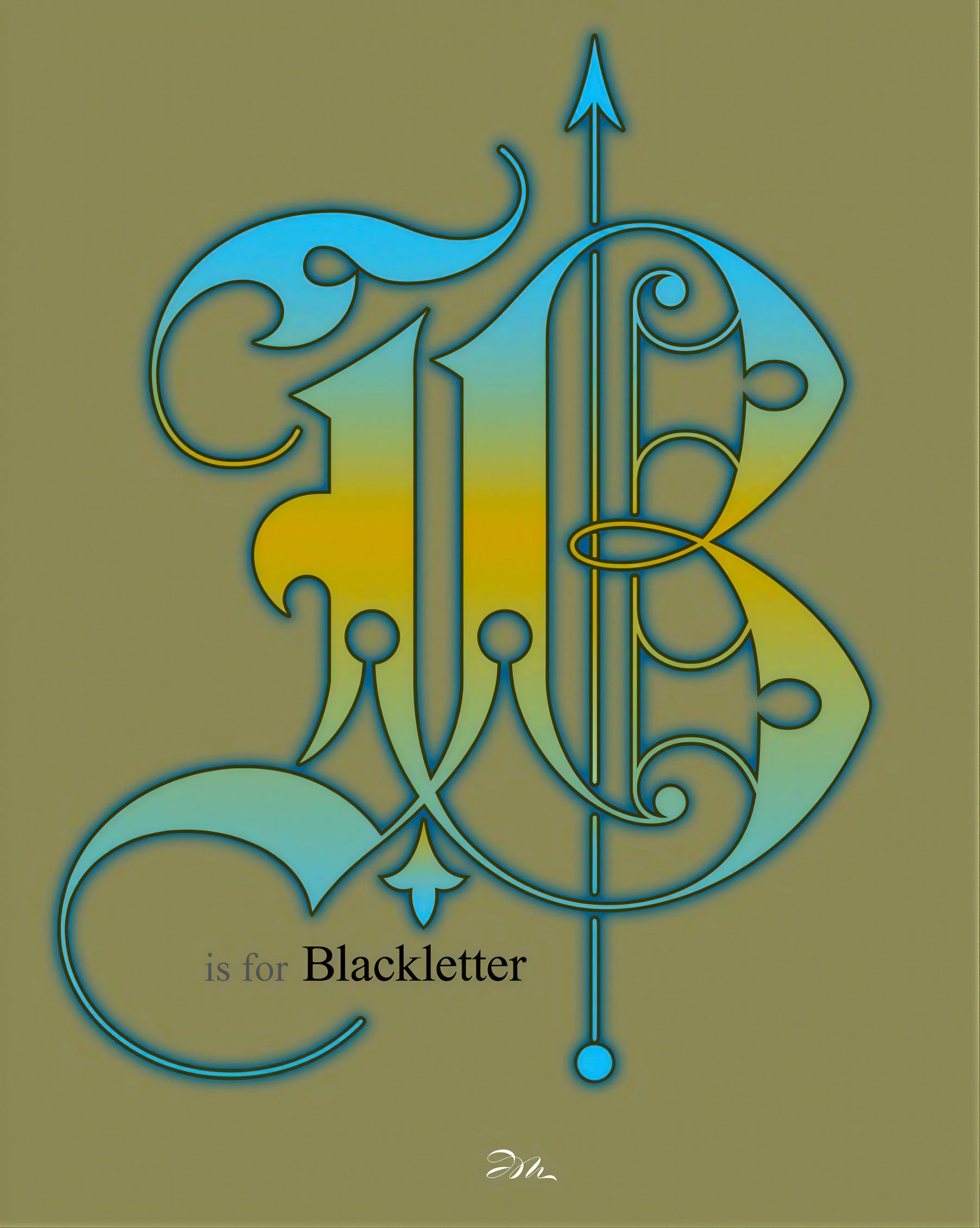 ABCs - "B" is for Blackletter