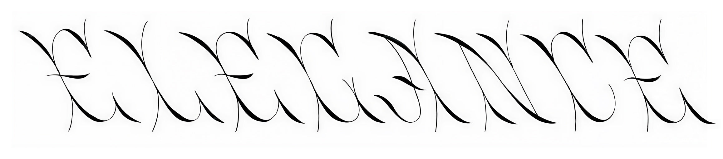 Back-Sloping Marking Letter - "Elegance"