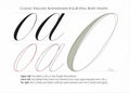 Classic English Roundhand O & A Oval Body Shapes