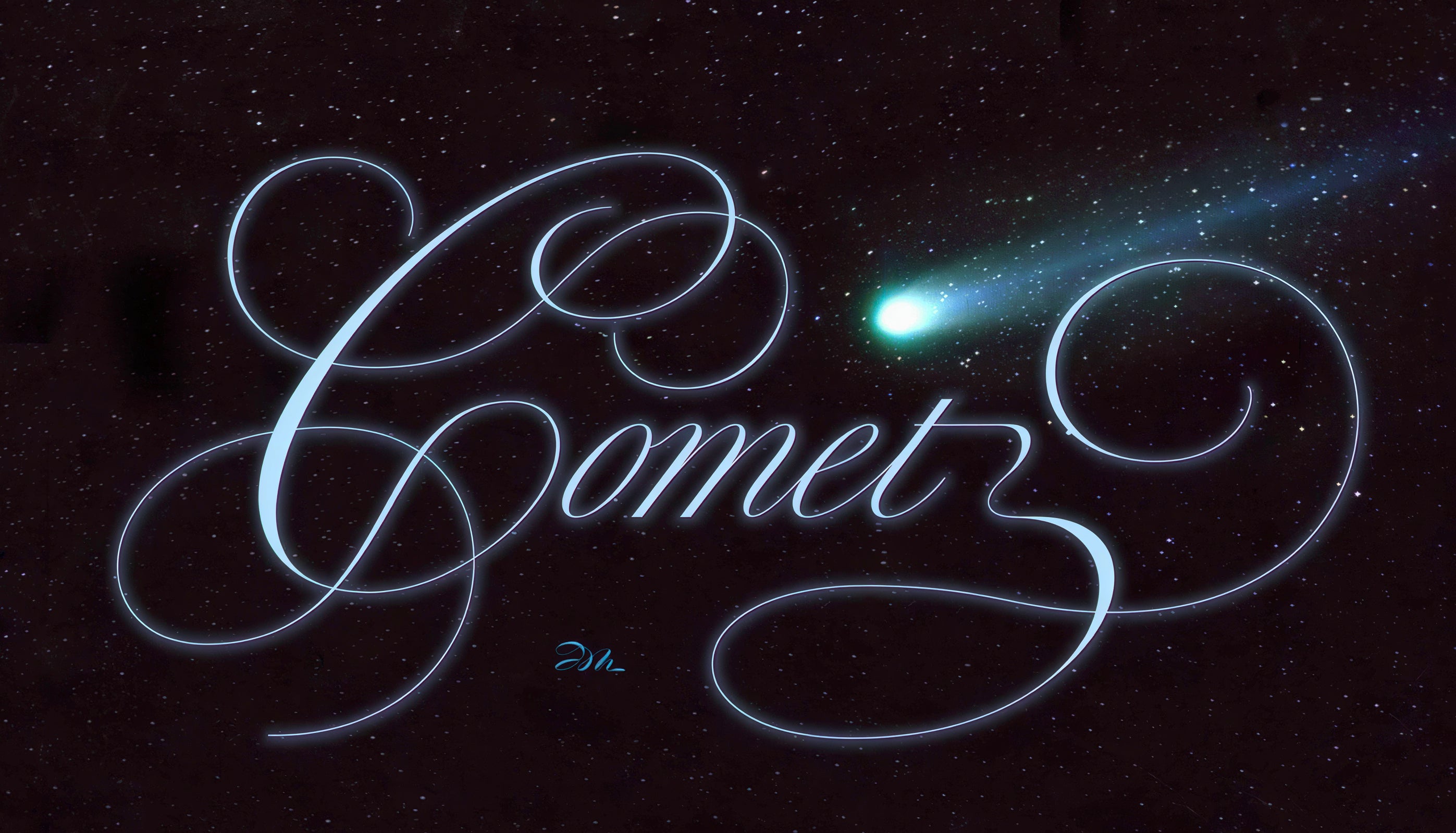 Astronomy - Comet - English Roundhand