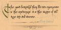 Court Hand - Quote
