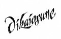 Dikaiosune - Lettering