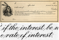 Engrosser's Script - Promissory Note