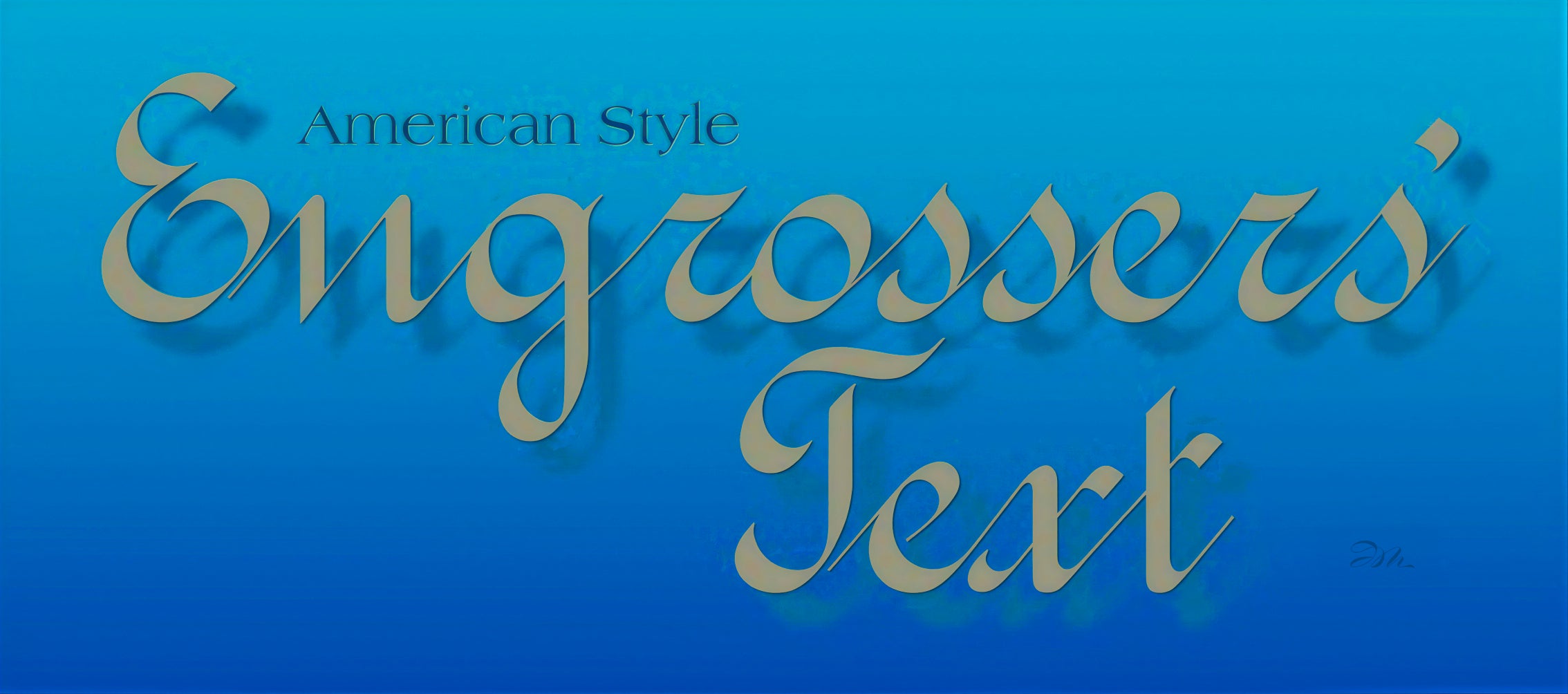 Engrosser's Text