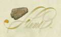 Minerals - Flint - English Italian Hand