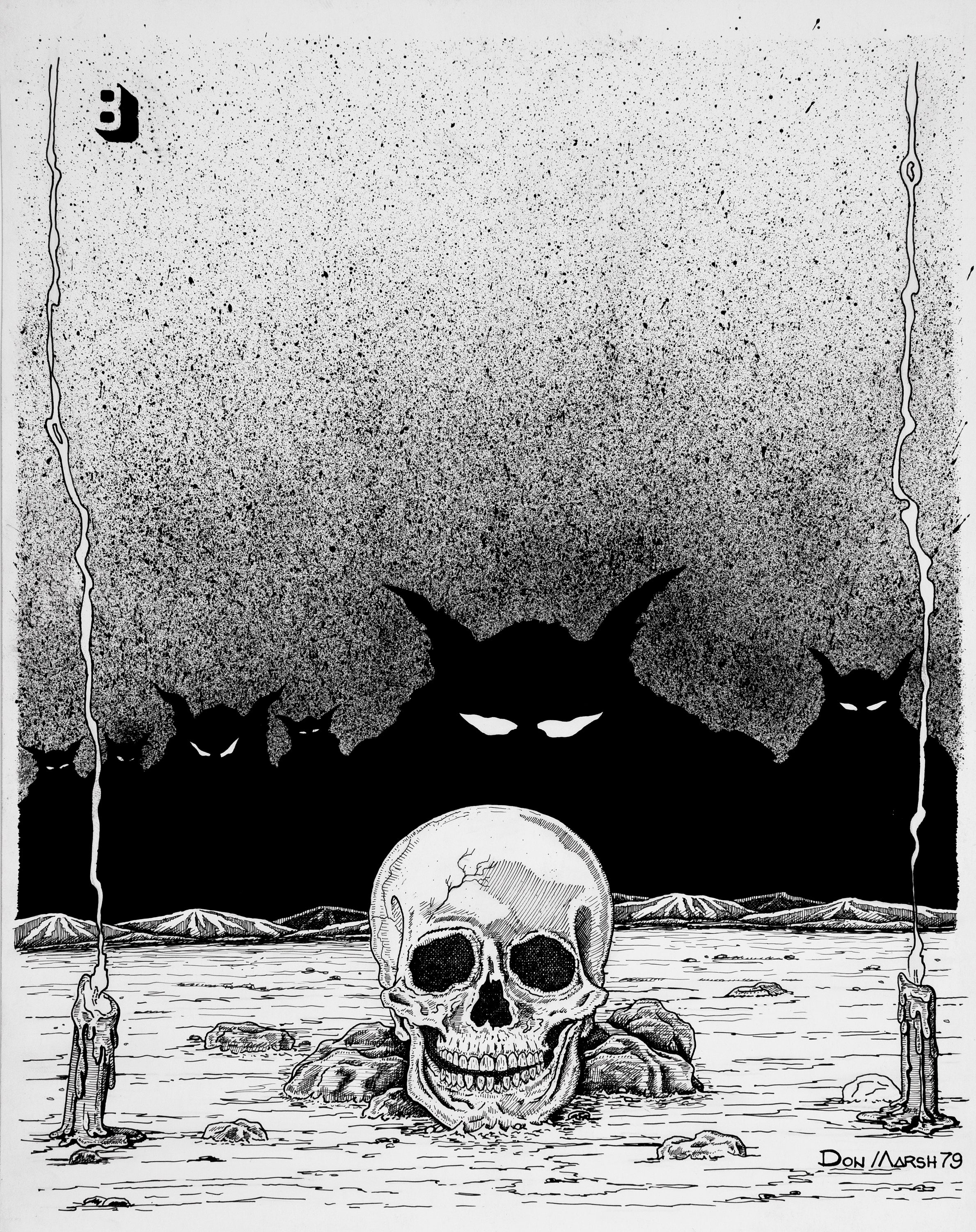 Thru Black Holes Magazine - "The Forlorn Dreamers" - Illustration