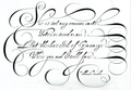 Authurian Poem - French Roundhand