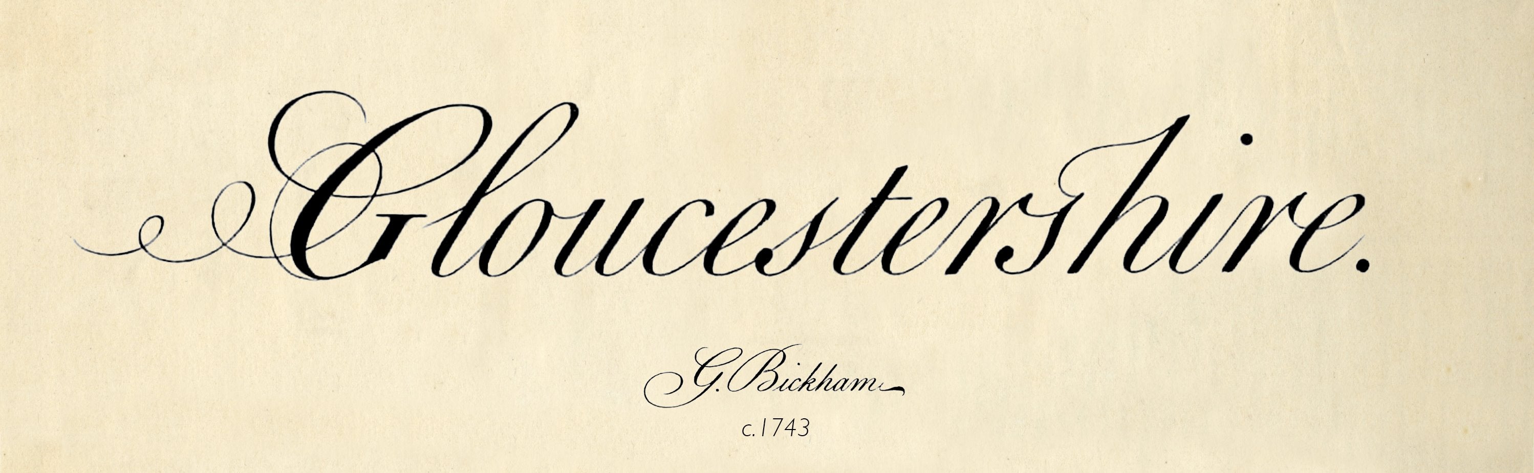 George Bickham example