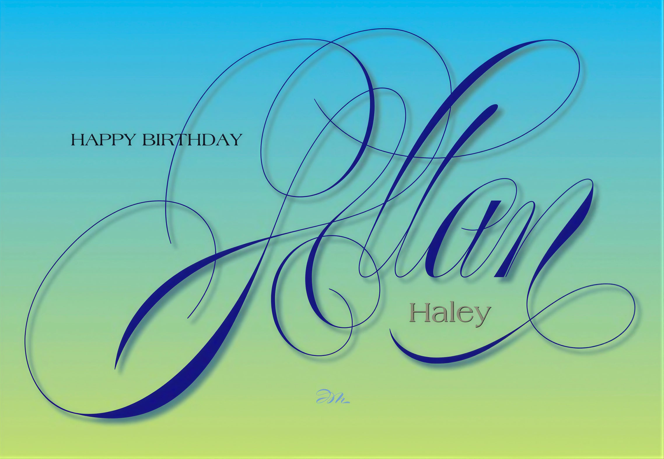 Birthday Wish - Alan Haley 2011