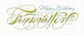 Birthday Wish - Fontmatters 2014