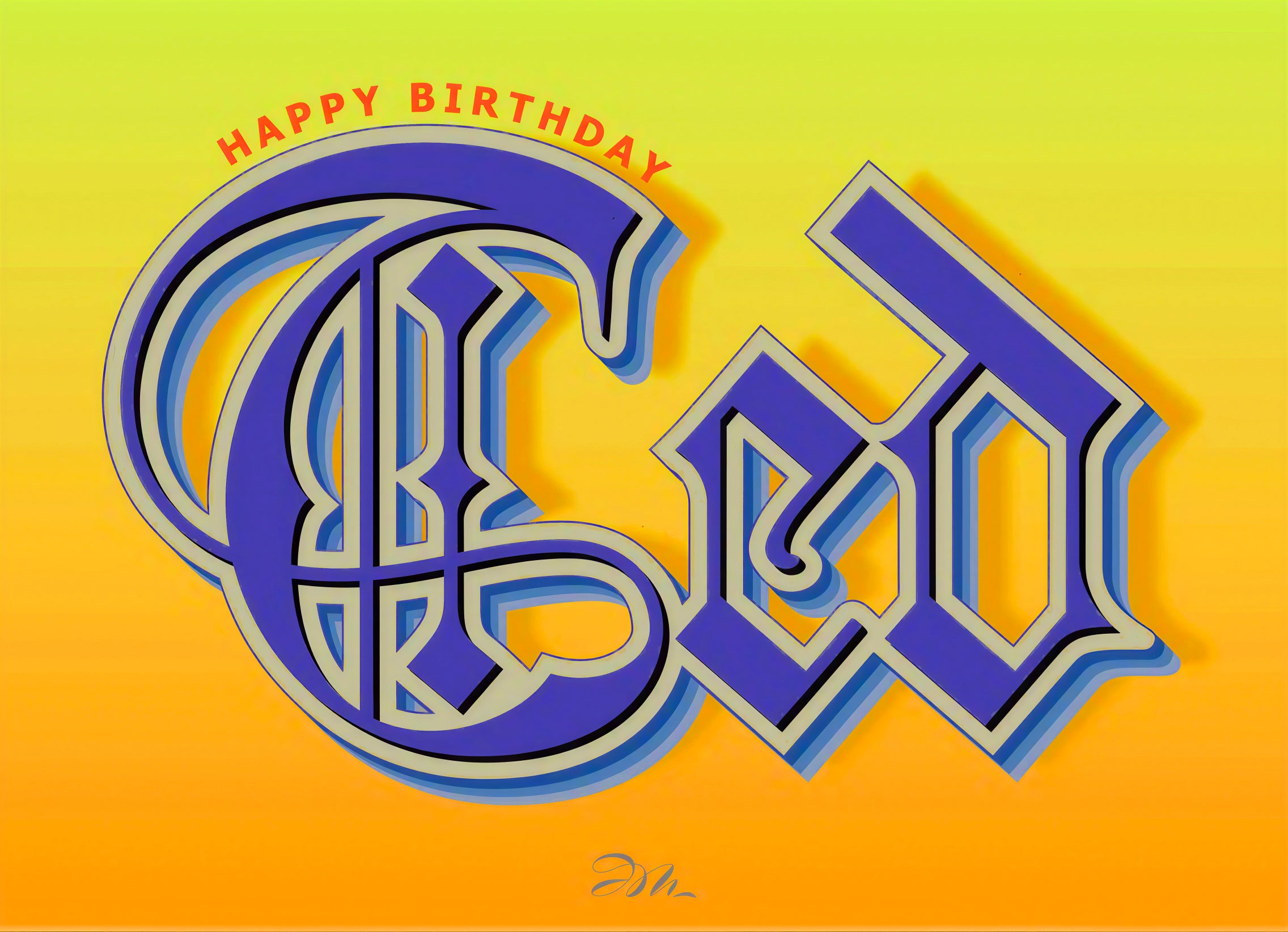 Birthday Wish - Ted Redington 2011