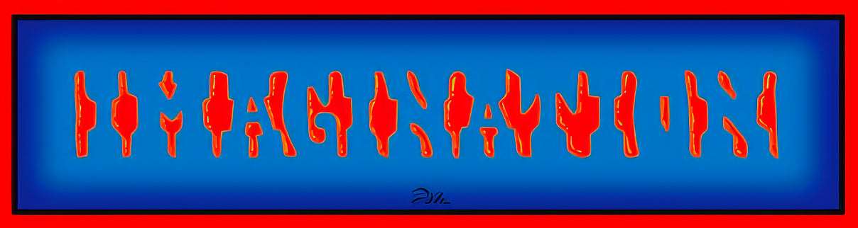 Psychedelic - Imagination - Glyphic Lettering