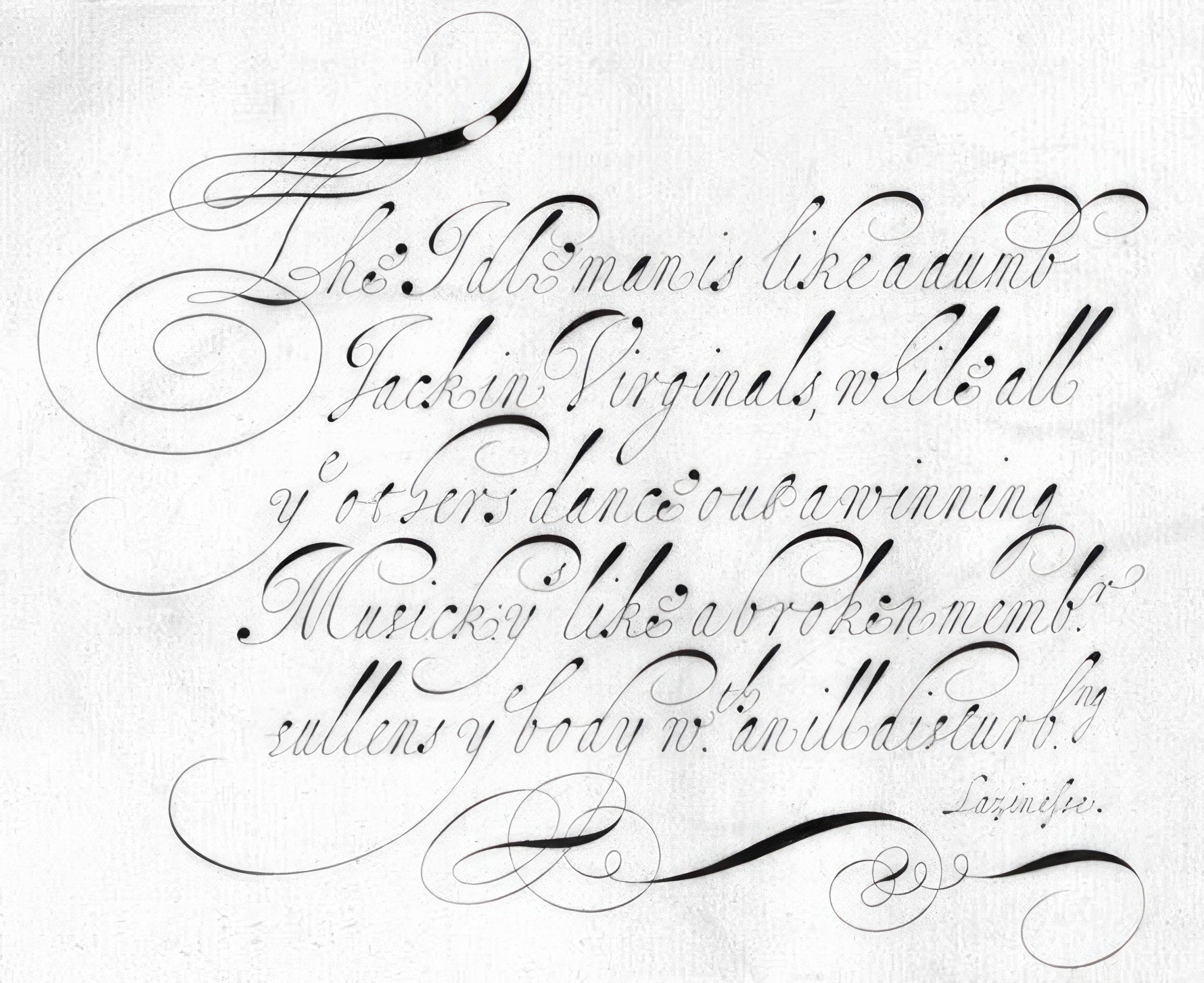 John Ayres example -1695