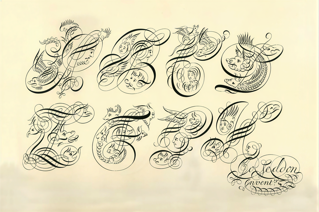 John Seddon - Calligraphic Flourishes Samples
