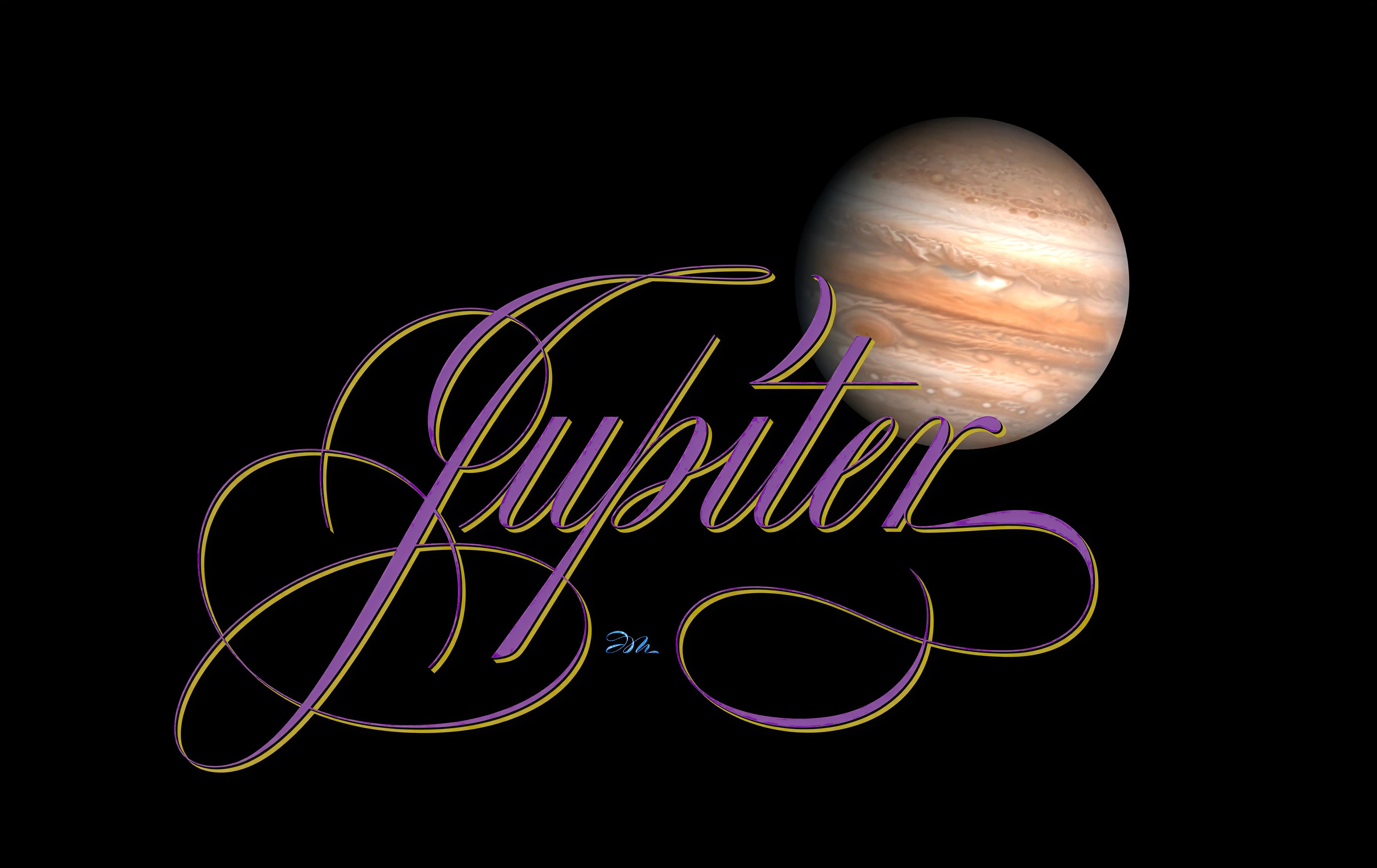 Astronomy - Jupiter - English Roundhand