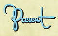 Looney Tunes "Present" Lettering Redrawn