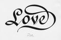 Script Lettering - "Love"