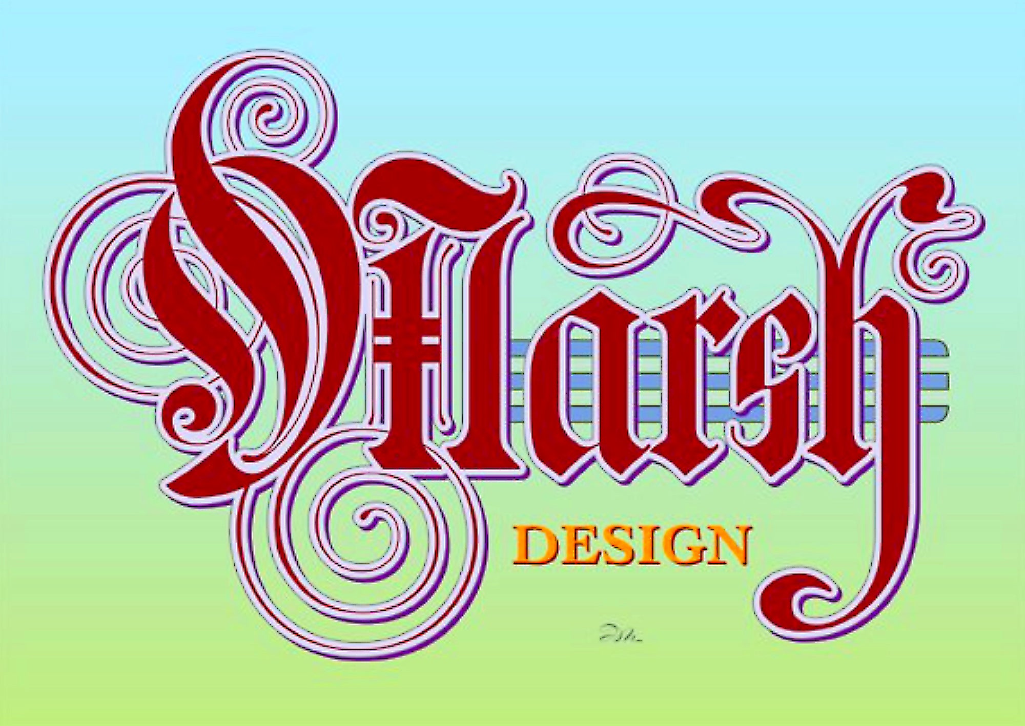 Marsh Design Logo - Arts & Crafts Nouveau