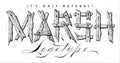 Marsh Lettering - Lignomorphic - Wooden Boards