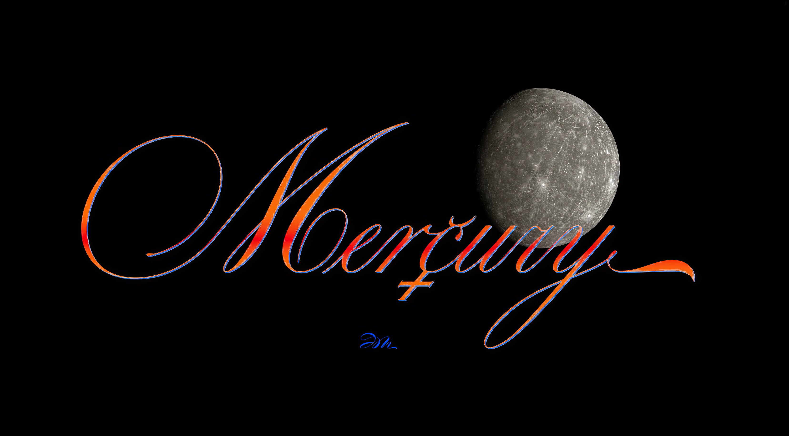 Astronomy - Mercury - English Roundhand