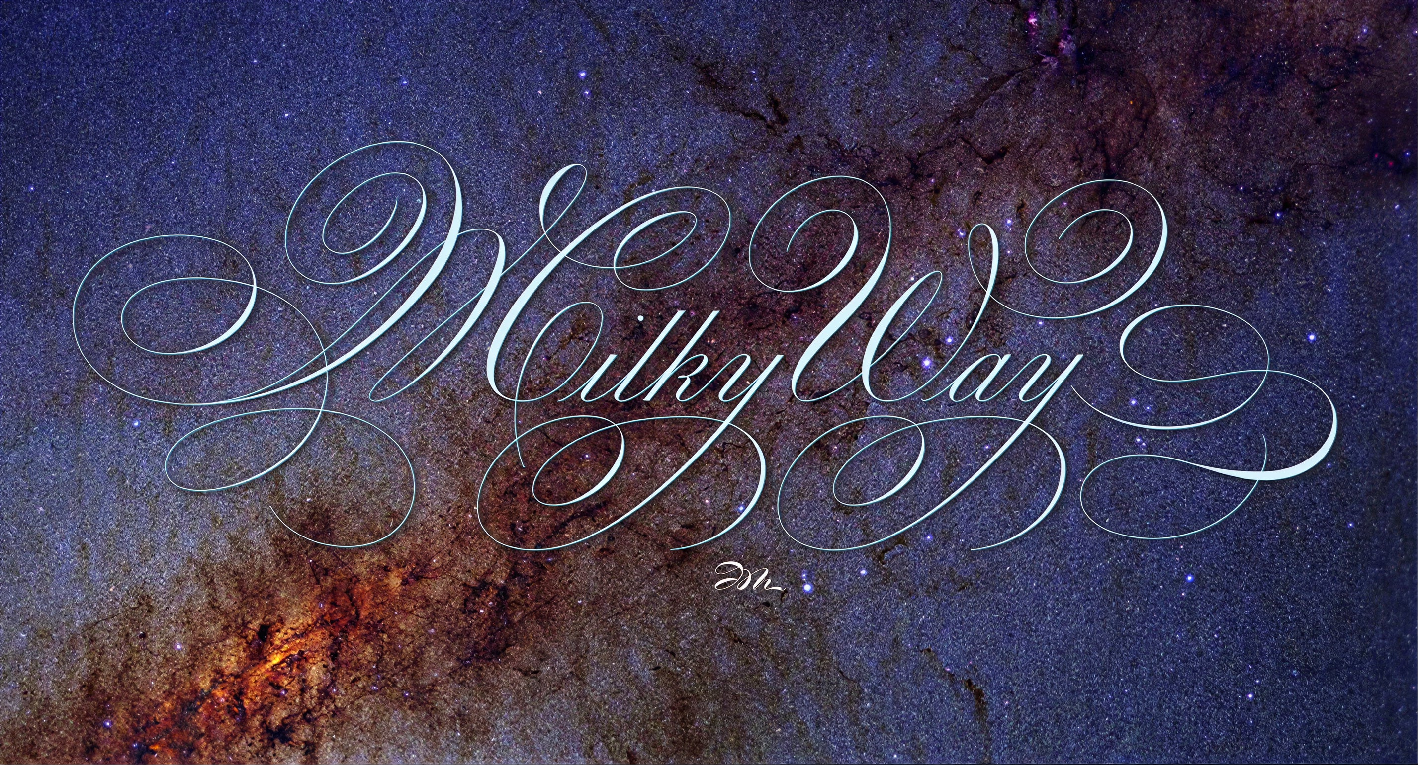 Astronomy - Milky Way - English Roundhand