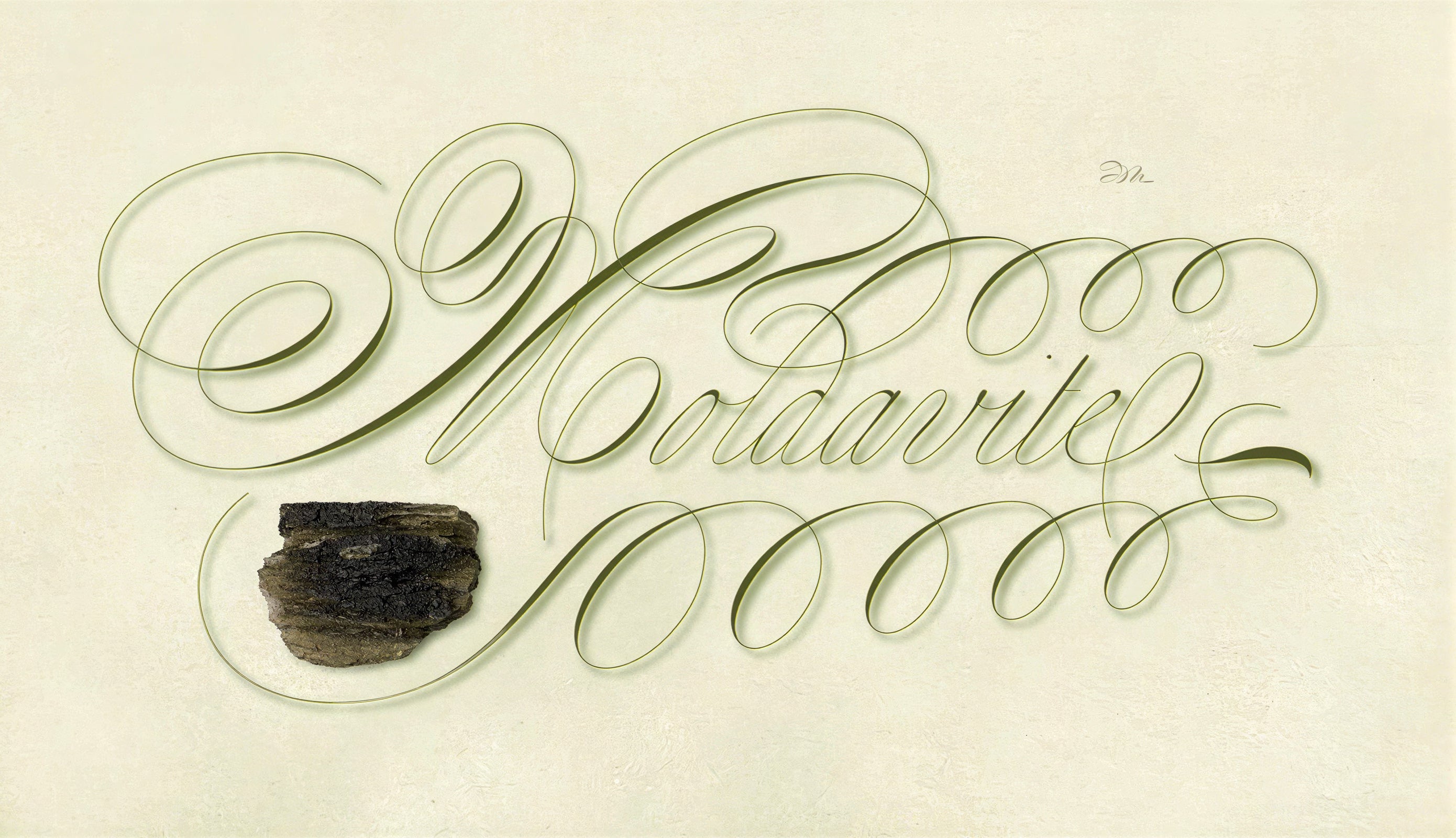 Minerals - Moldavite - English Script