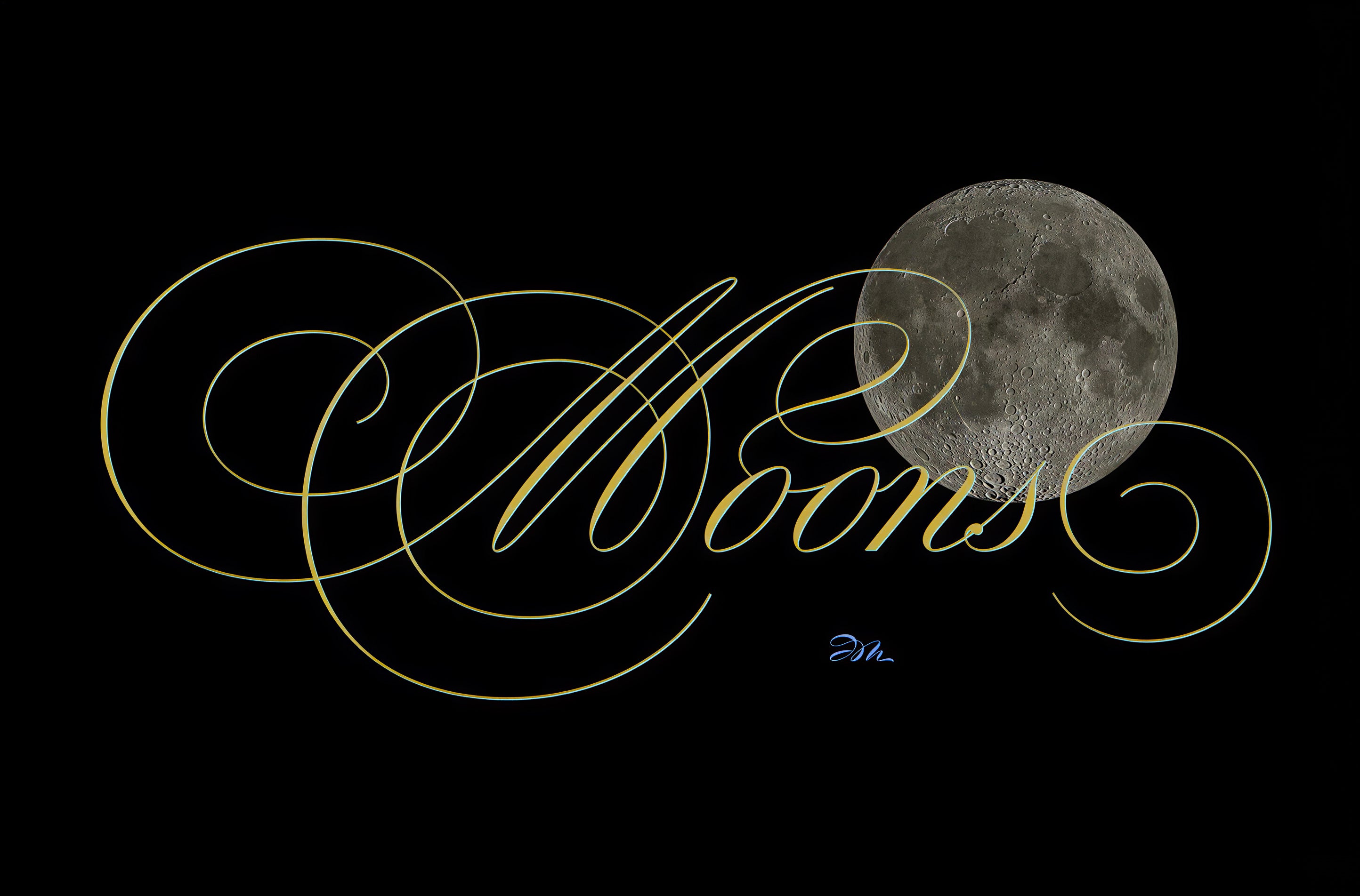 Astronomy - Moons - English Roundhand