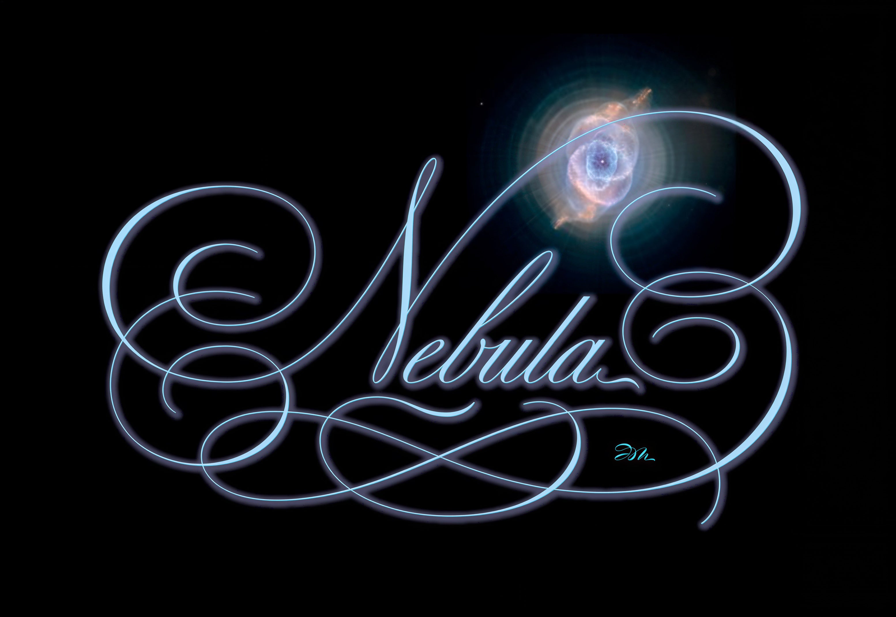 Astronomy - Nebula - English Roundhand
