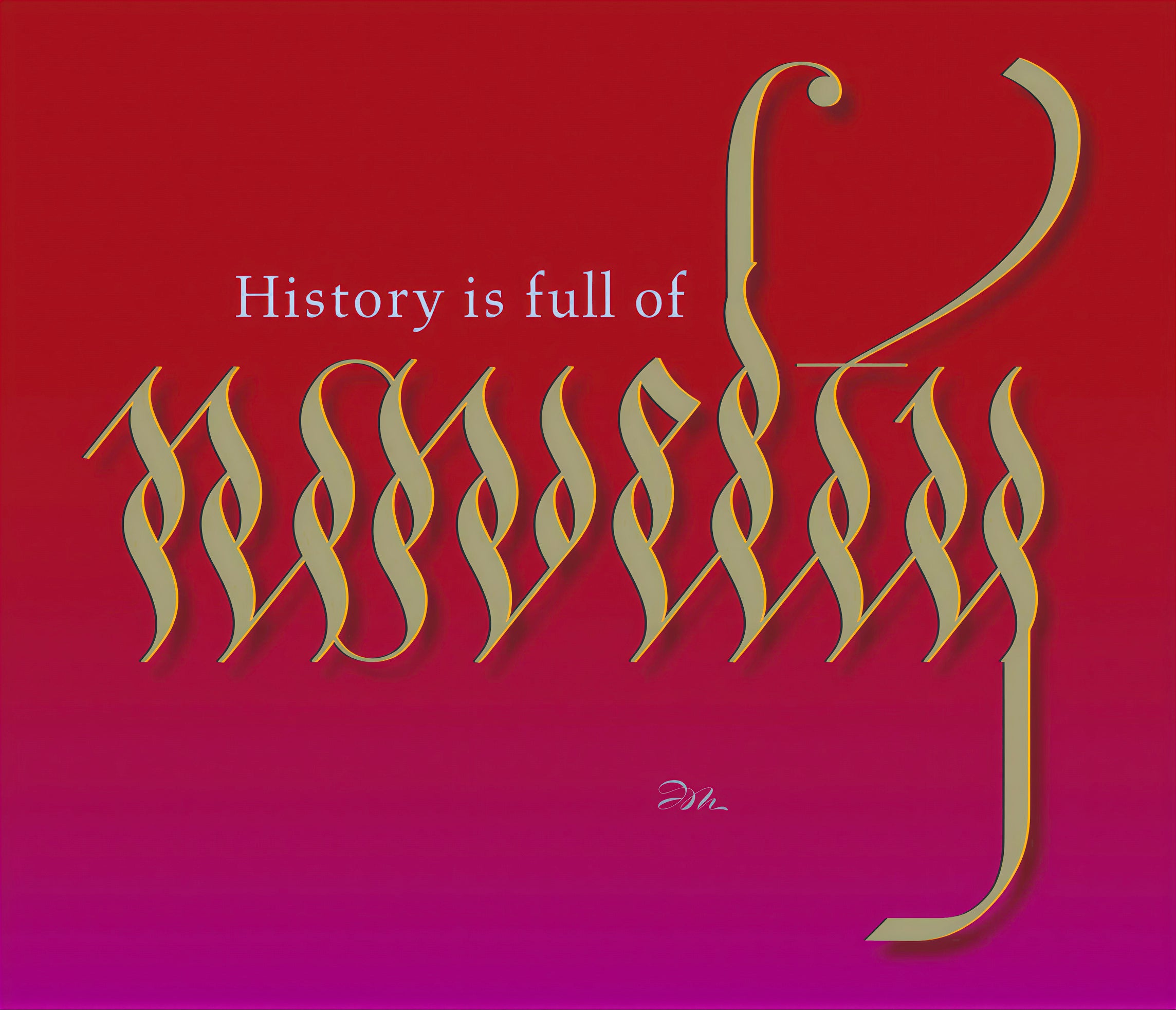 Novelty Lettering - Double Ogee Letter