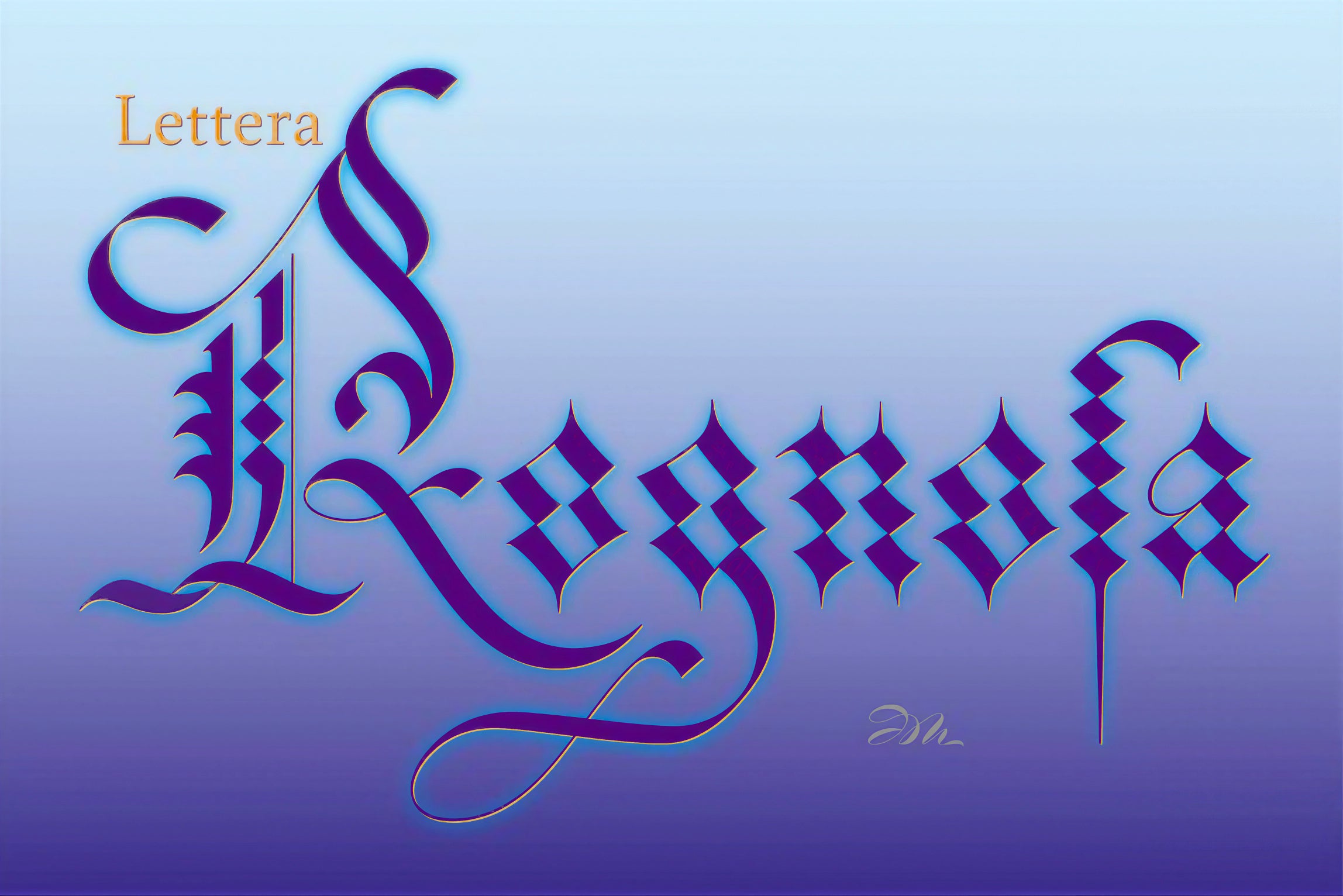 Novelty Lettering - Lettera Rognosa