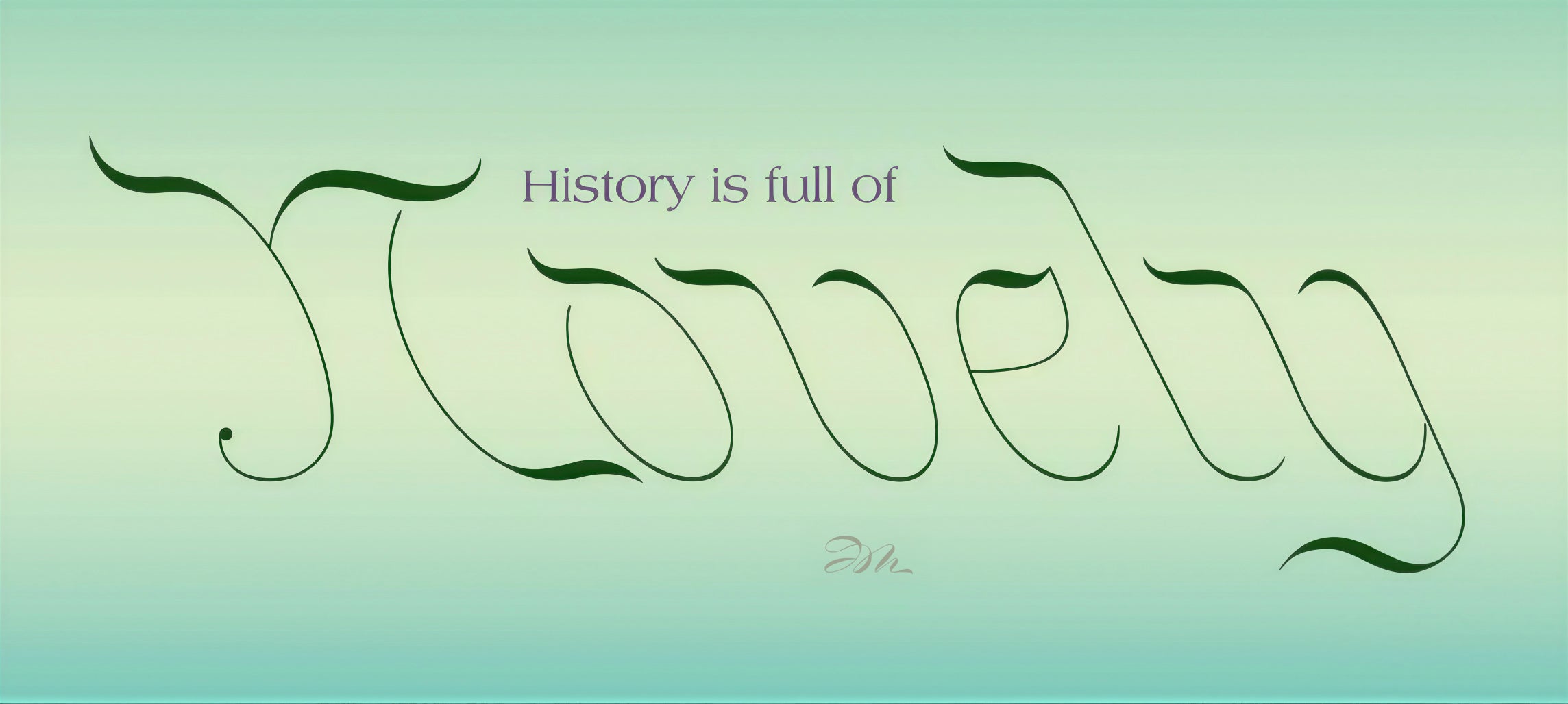 Novelty Lettering - Hairline Marking Letters