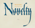 Novelty Lettering - Medially Shearing Brownian.