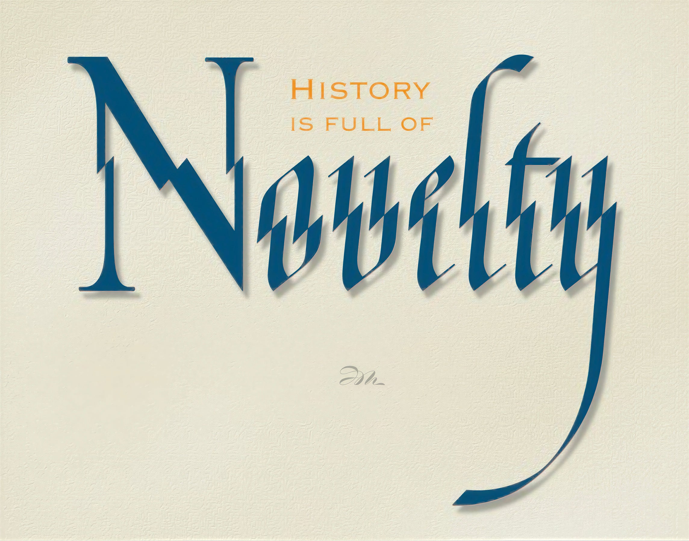 Novelty Lettering - Medially Shearing Brownian.