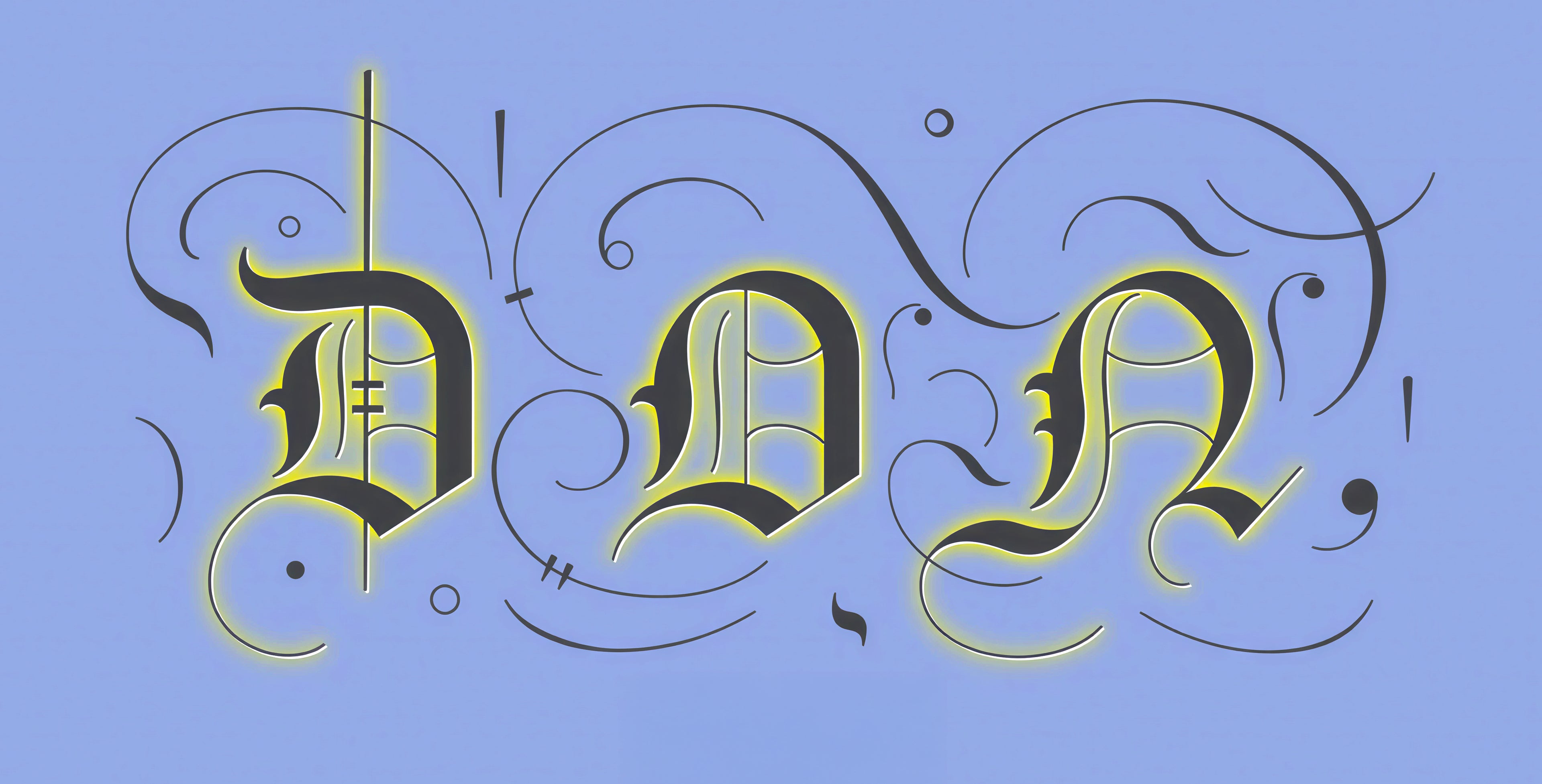 Don Marsh - Old English Print - Blackletter