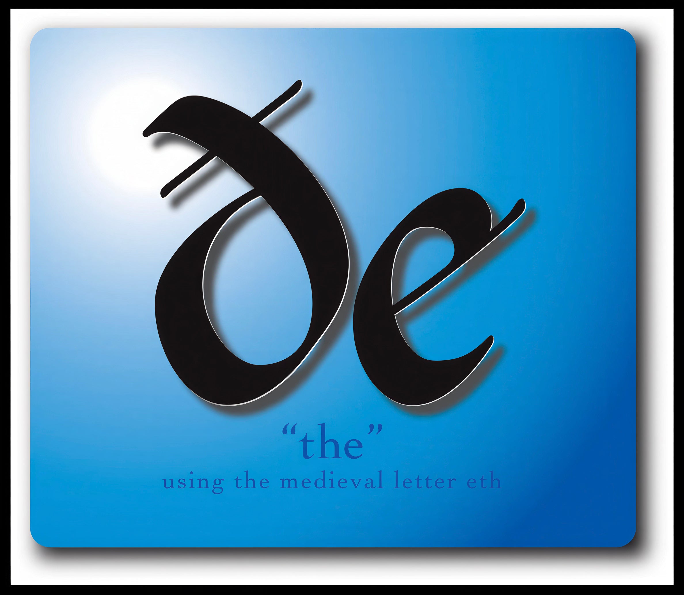 Old English Letter "ð "