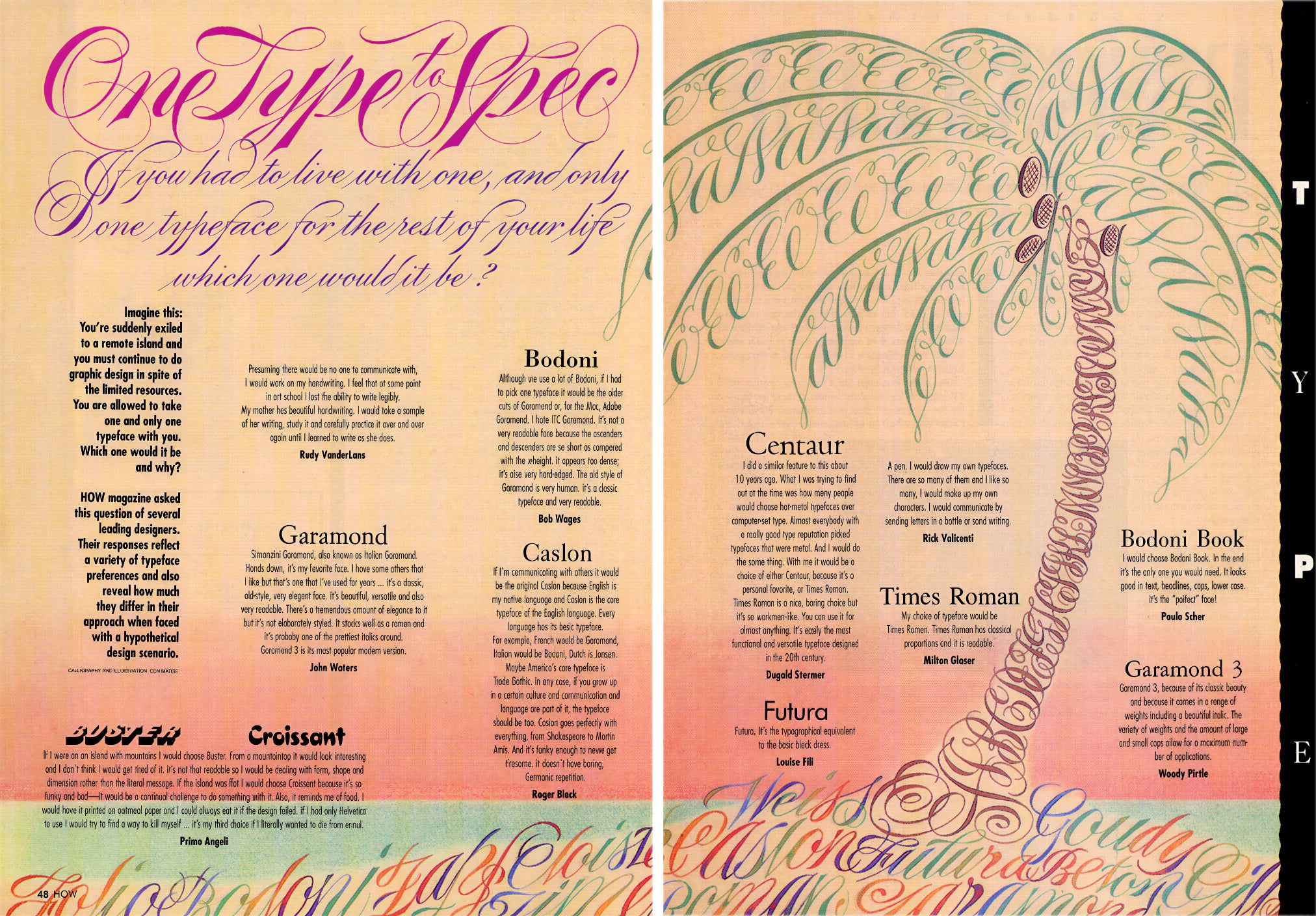 How Magazine Article - Lettering