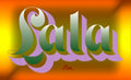 Original Engrossers Script Style - "Lala" color