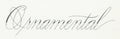 Ornamental Lettering