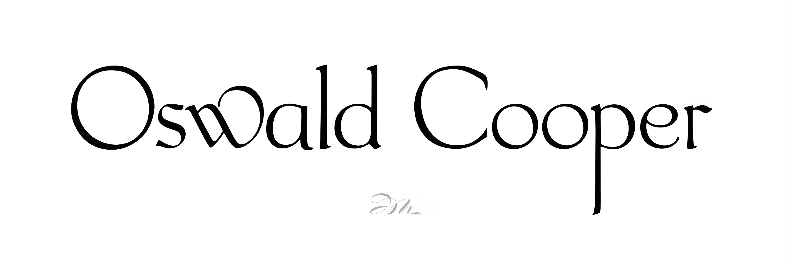 Oswald Cooper Font