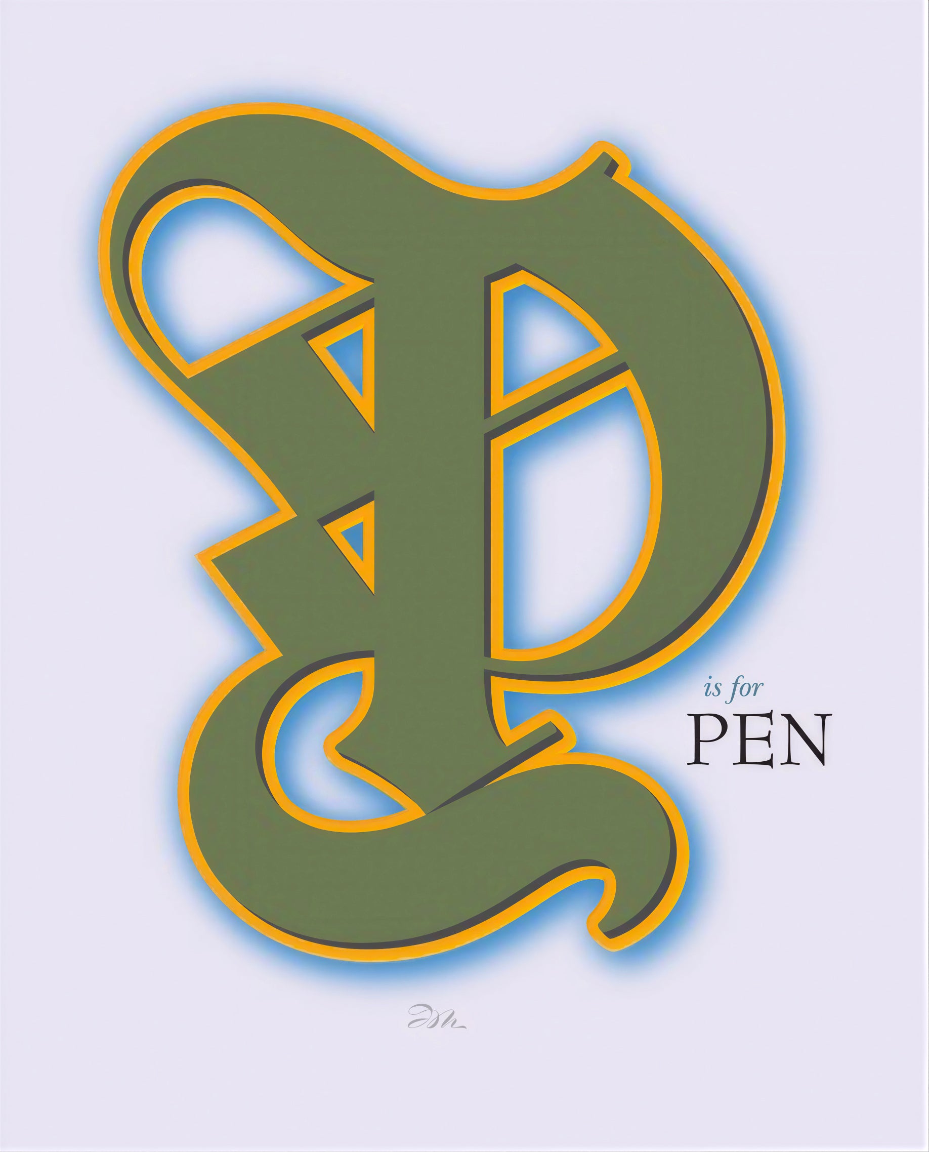 ABCs - "P" is for Pen