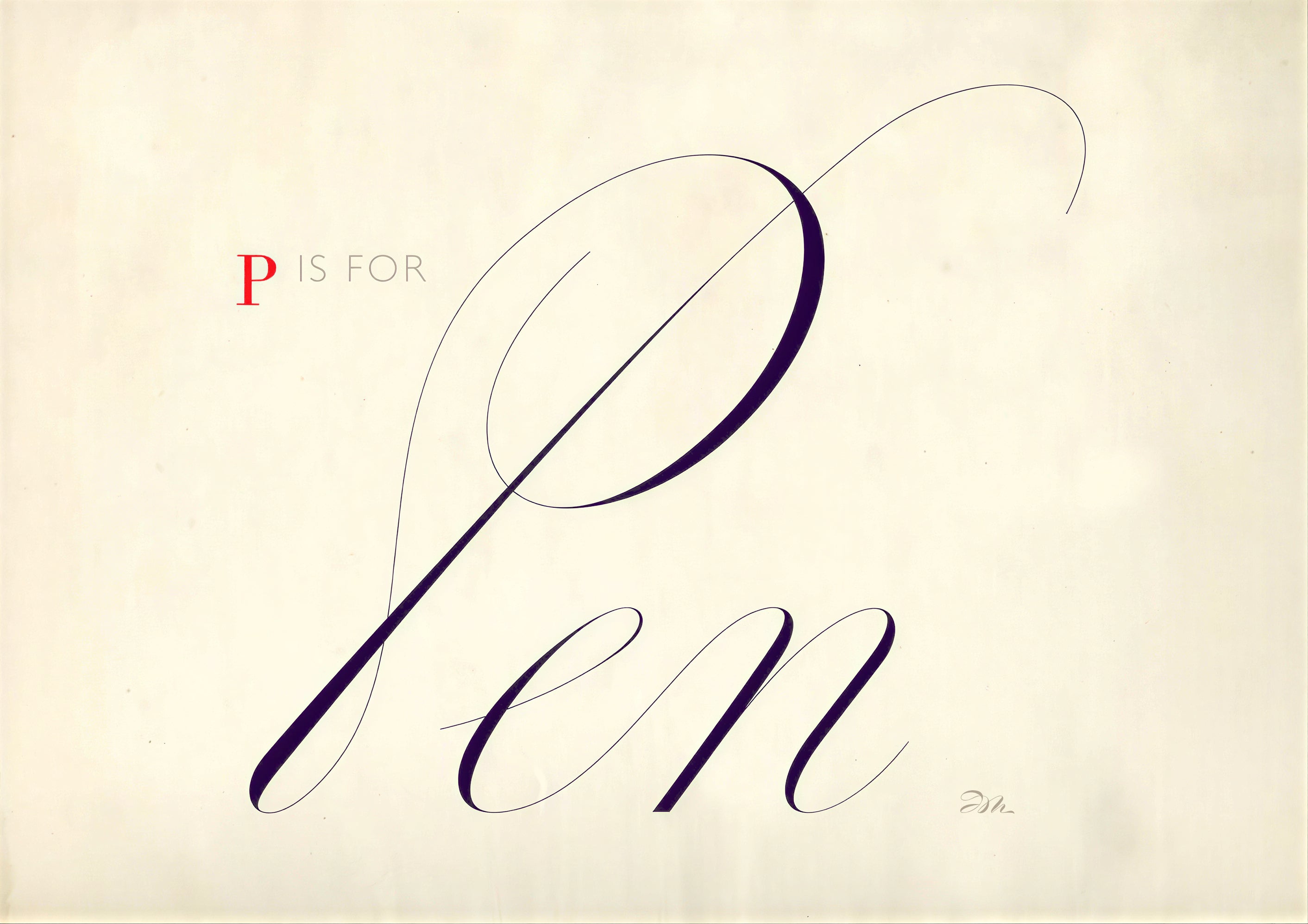 ABCs - "P" is for Pen