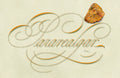 Minerals - Pararealgar - English Italian Hand